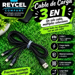 Cable en Carga 3 en 1
