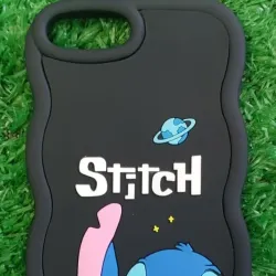 IPhone 7 Plus/8 Plus Silicona Negra Stitch