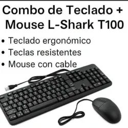 Teclado + Mouse L-Shark T 100