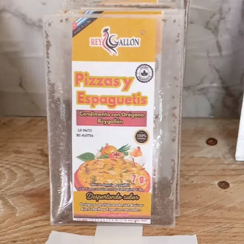 Condimento para pizzas y espaguetis (7g)🍝 🍕