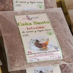 Infusión de ramas y hojas secas de caña santa (15 g)
