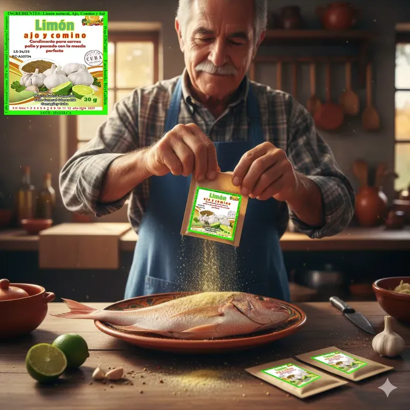 Limón 🍋 con ajo 🧄 y comino 