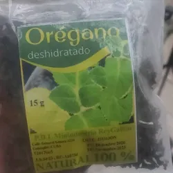 Orégano deshidratado (15 g)