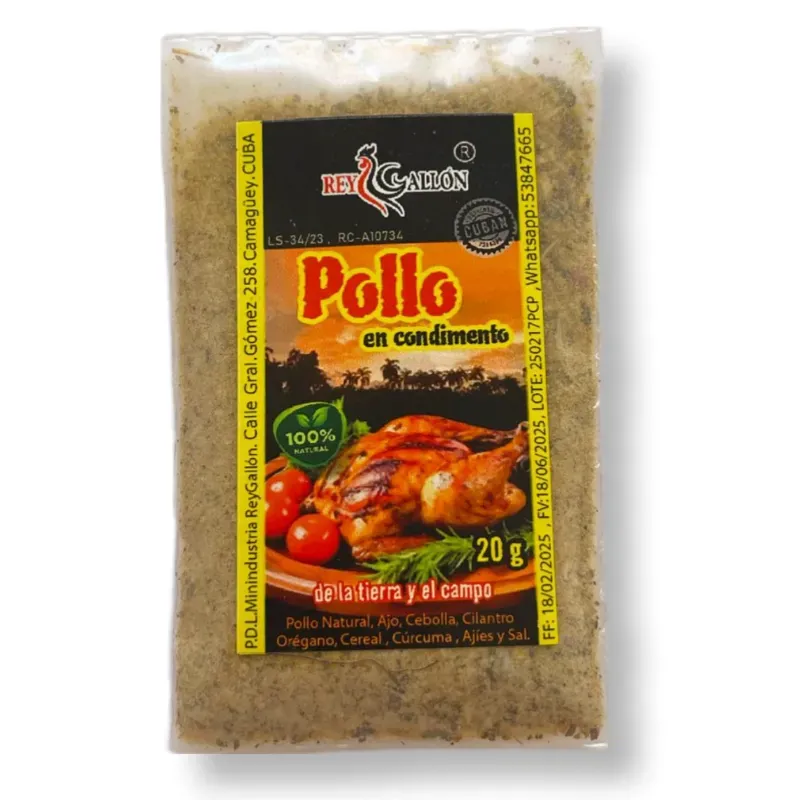 🐔Pollo en Condimento (20 g)