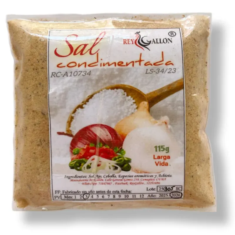 Sal condimentada (115 g) 🧂