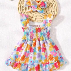 Vestido de niña con diadema