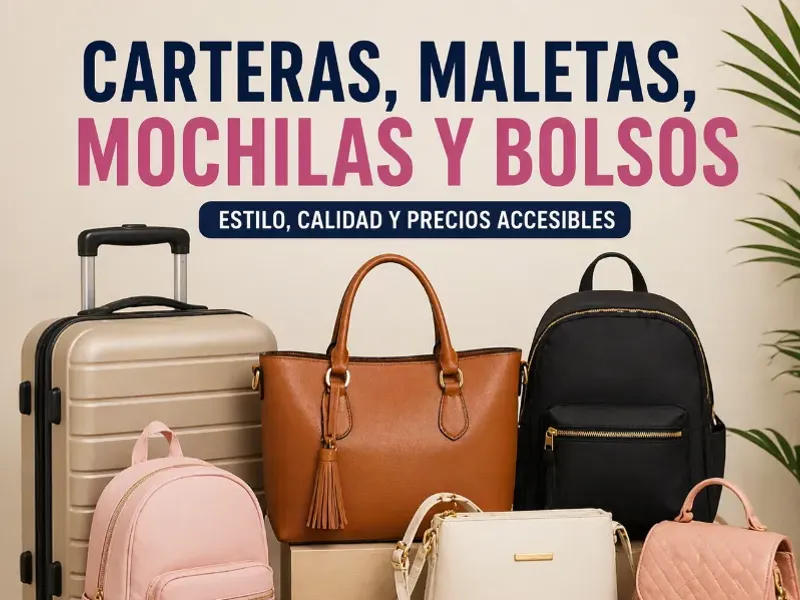 Carteras, Maletas, mochilas y bolsos