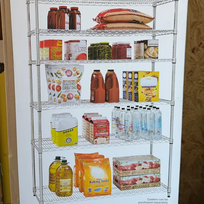 Estante HDX Comercial de 6 Niveles 48” x 18” x 72” Nuevo en Caja