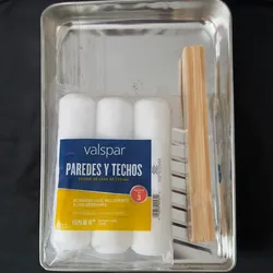 Kit de pintura Valspar completo – rodillos, bandeja y palitos para mezclar (nuevo)