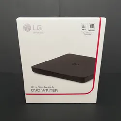 LG Ultra Slim Portable DVD Writer GP63EX70 Externo USB para Windows y Mac -Nuevo-