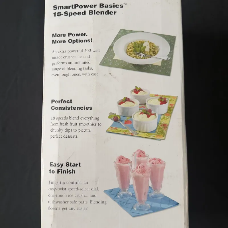 Licuadora Cuisinart SmartPower 18 Velocidades 500W – Blender 48oz