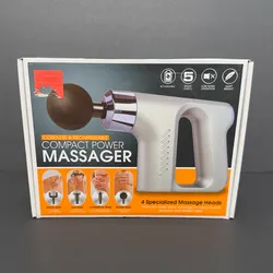 Pistola de Masaje Compacta Recargable Nueva con 5 Velocidades