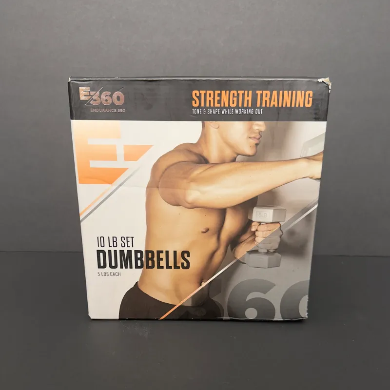 Set de Mancuernas 10LB Nuevas para Entrenamiento y Ejercicio