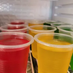 Gelatina en vaso