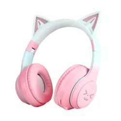 AUDIFONOS ESTILO OREJA DE GATO RGB PM-35