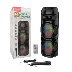 BOCINA GRANDE CON MICROFONO Y MANDO ZQS-2801