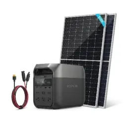 ECOFLOW DELTA 3 1024WH CON CABLE XT60I Y PANEL BIFACIAL 510W