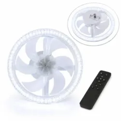 LÁMPARA LED CON VENTILADOR INTEGRADO