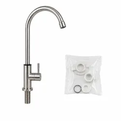 LLAVE CUELLO DE GANSO TIRO RÁPIDO PARA FREGADERO