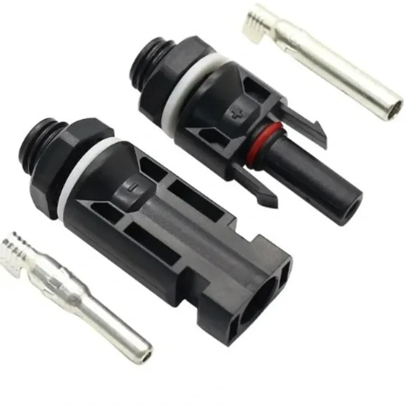 SET DE CONECTORES MC4 MACHO Y HEMBRA PARA PANELES SOLARES