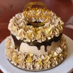 Minichocoflan con merengue