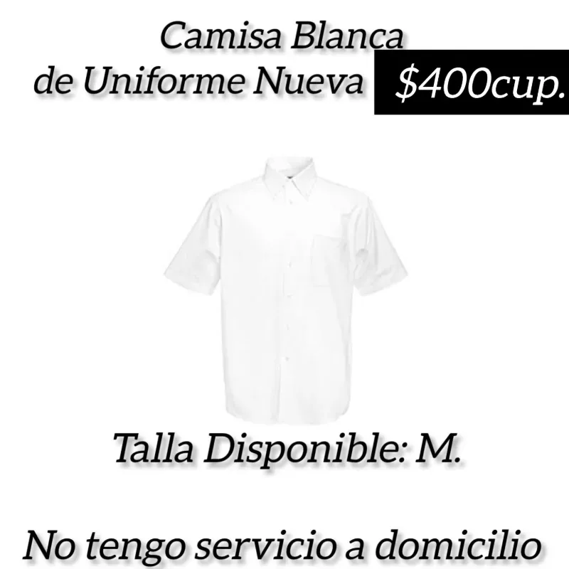 Camisa de uniforme 