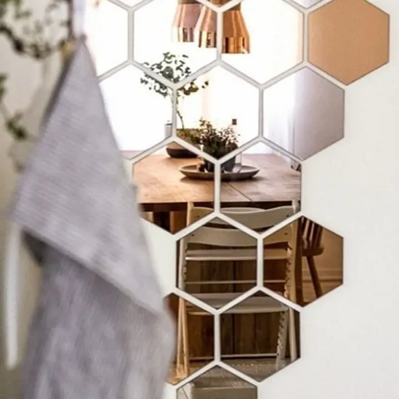 Espejos hexagonales 