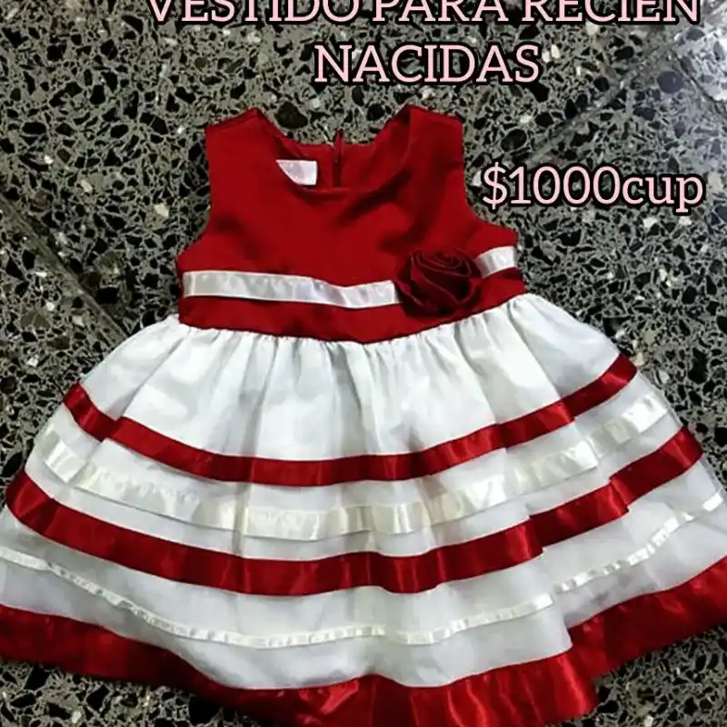 Vestido para bebés recién nacidas 