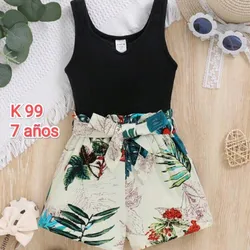 Camiseta y short de lazo 