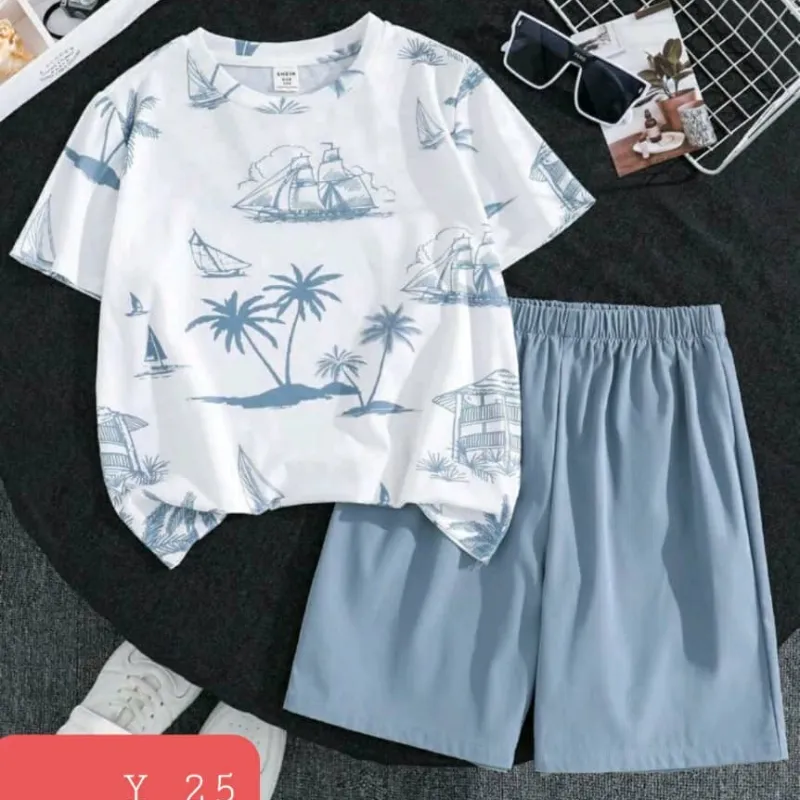 Conjunto azul claro de Palmas 