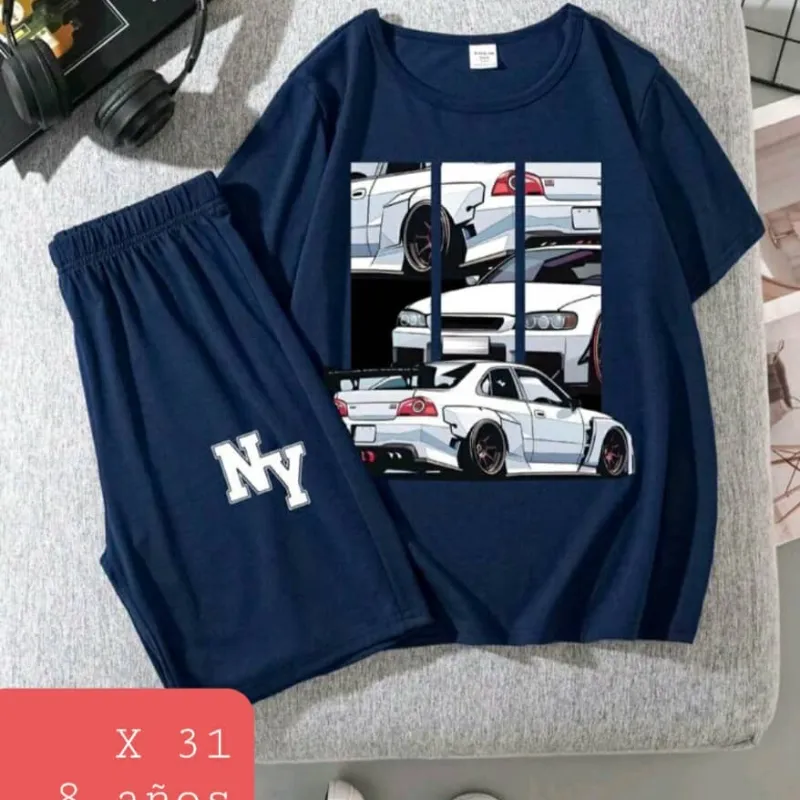 Conjunto azul oscuro 🚙