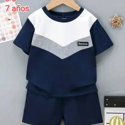 Conjunto Azul oscuro y blanco 