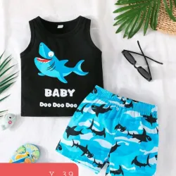 Conjunto camiseta de ballena 