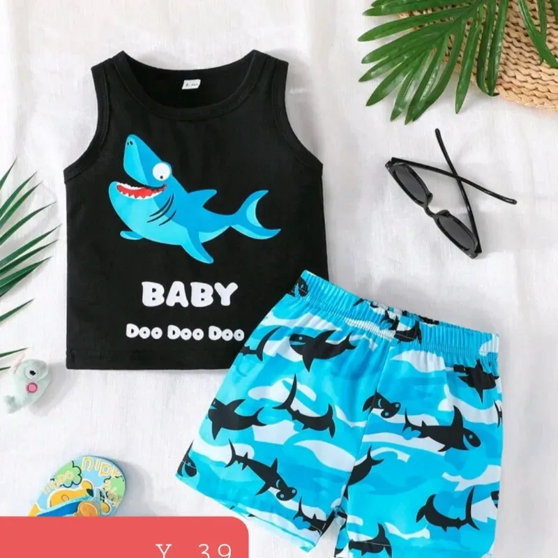 Conjunto camiseta de ballena 