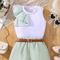 Conjunto de Blusa y Short ( viene con el cinto)