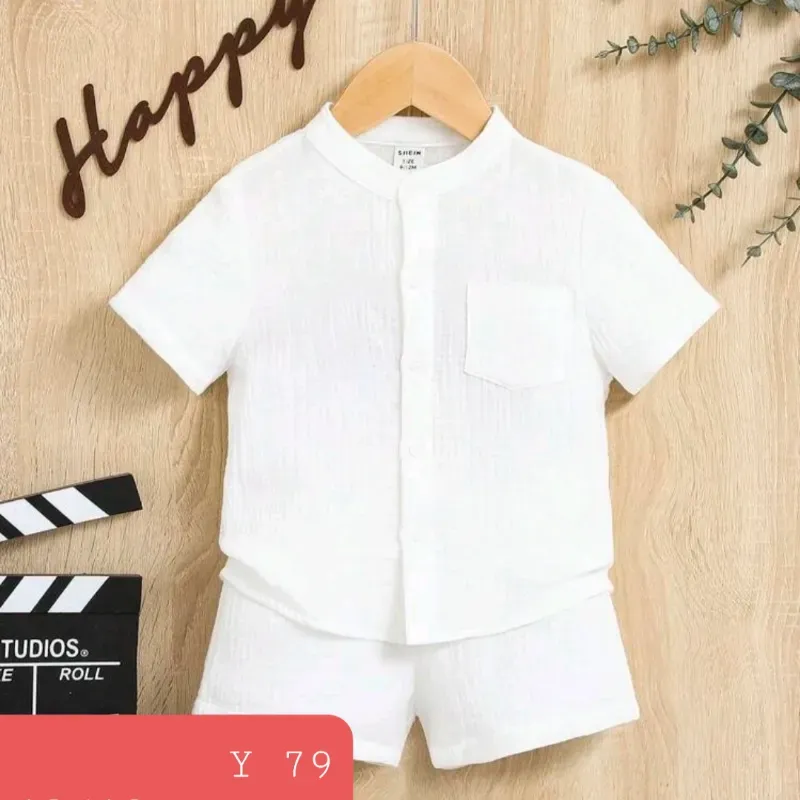 Conjunto de camisa blanco 