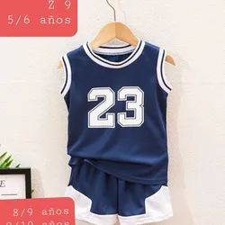Conjunto de Camiseta azul oscuro 