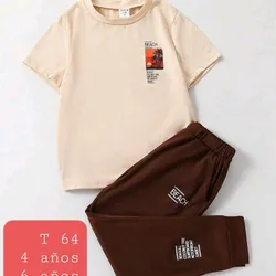 Conjunto de pantalón y pulover 