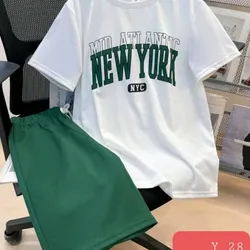Conjunto de short y pulover (New York)