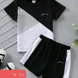 Conjunto negro/ gris y blanco