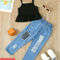 Conjunto pantalón de mezclilla 