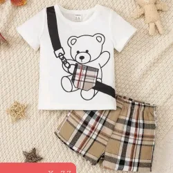 Conjunto pulov short oso 