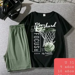 Conjunto verde aceituna 