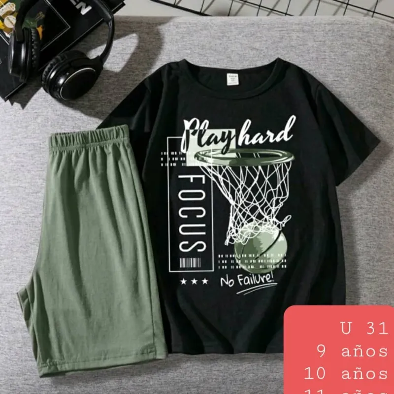 Conjunto verde aceituna 