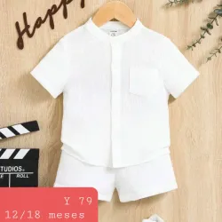 Juego de camisa blanca