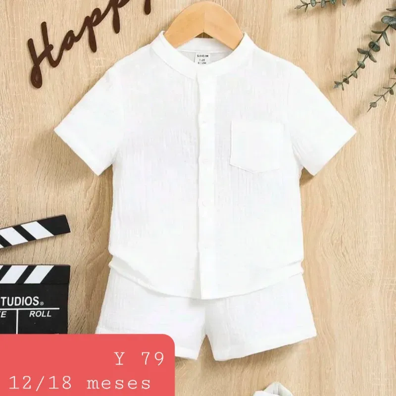 Juego de camisa blanca