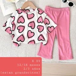 Pantalon rosado pulov coraz