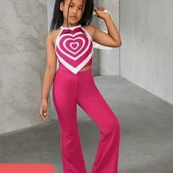 Pantaloneta y blusa rosa 