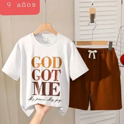 Pulover de letras con short 