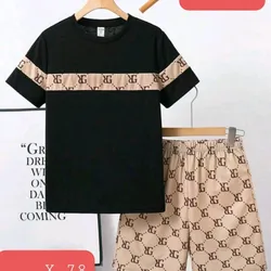 Pulover negro y short 